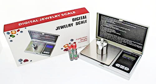 100g x 0.01g DIGITAL JEWELRY SCALE DW-100AS MODEL STAINLESS STEEL DIGIWEIGHT