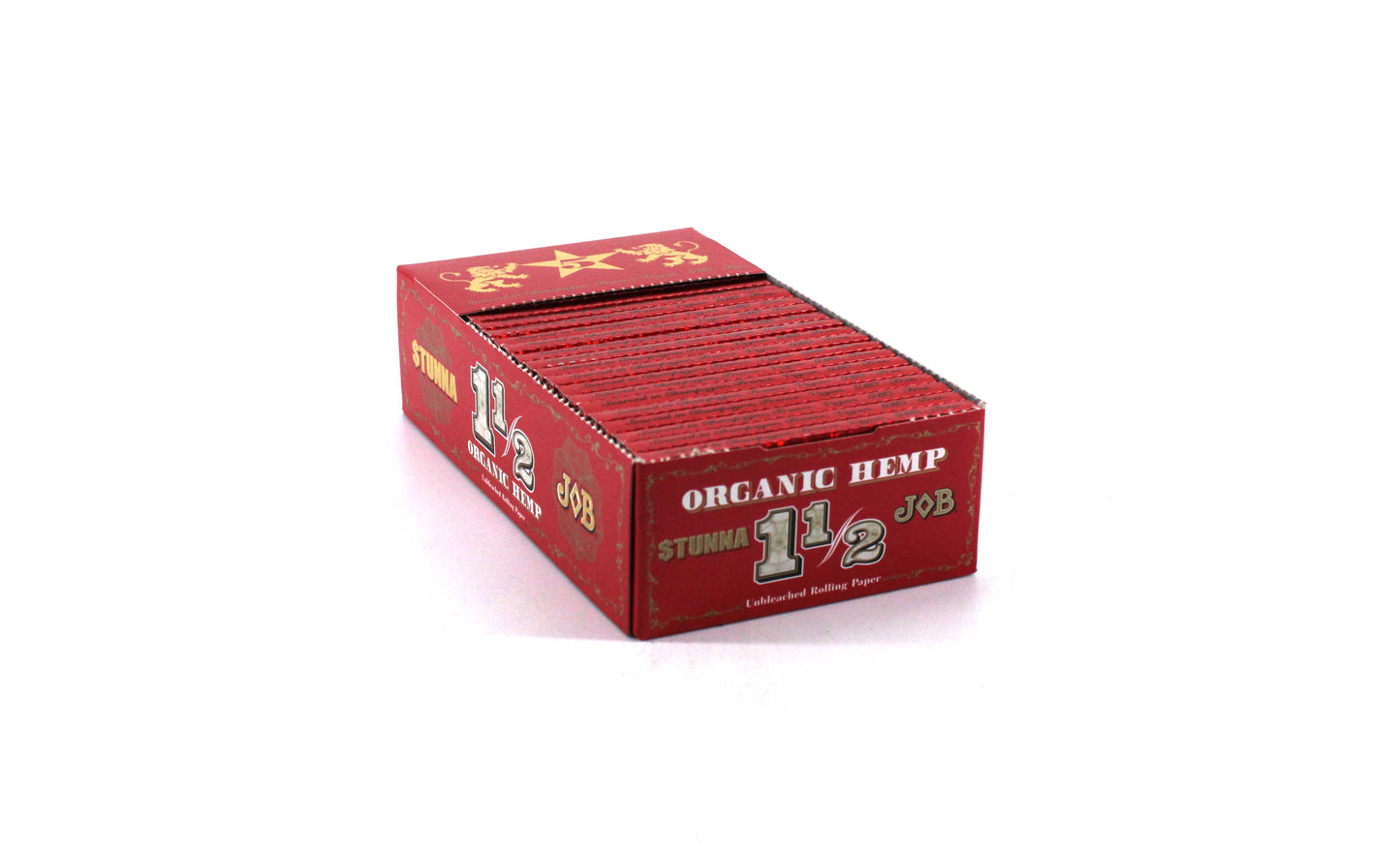 JOB $TUNNA ORGANIC HEMP 1 1/2 SIZE FULL BOX 24 BOOKLETS