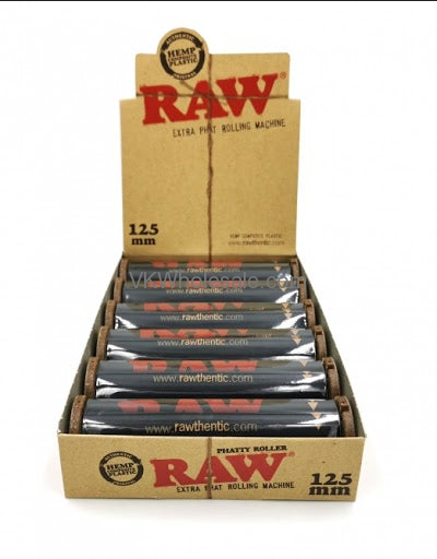 1 x 125mm BLACK RAW PHATTY ROLLER EXTRA PHAT ROLLING MACHINE (1ct)