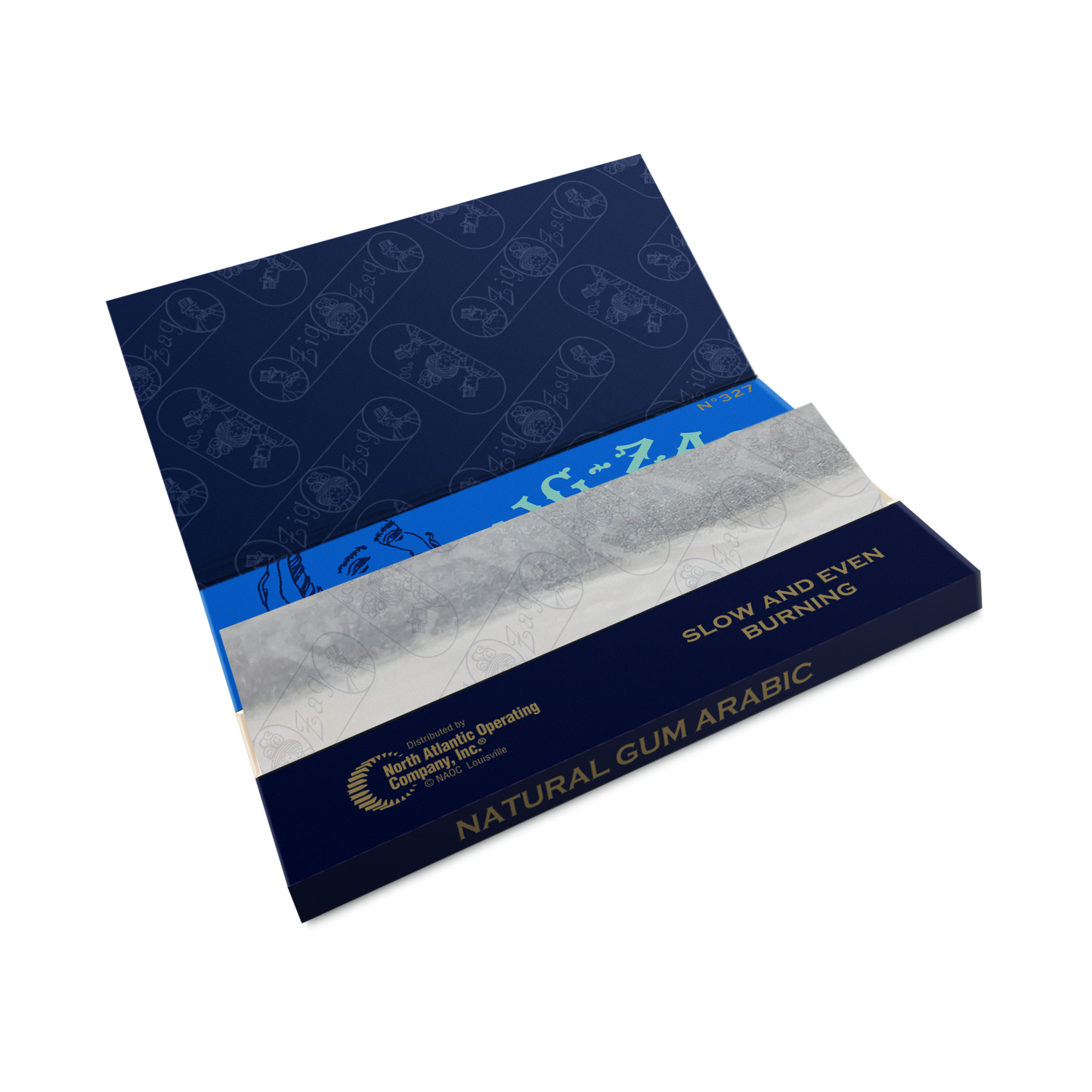 FULL BOX OF ZIG-ZAG ROLLING PAPERS 1 1/2 SIZE BLUE ULTRA THIN 24 BOOKLETS