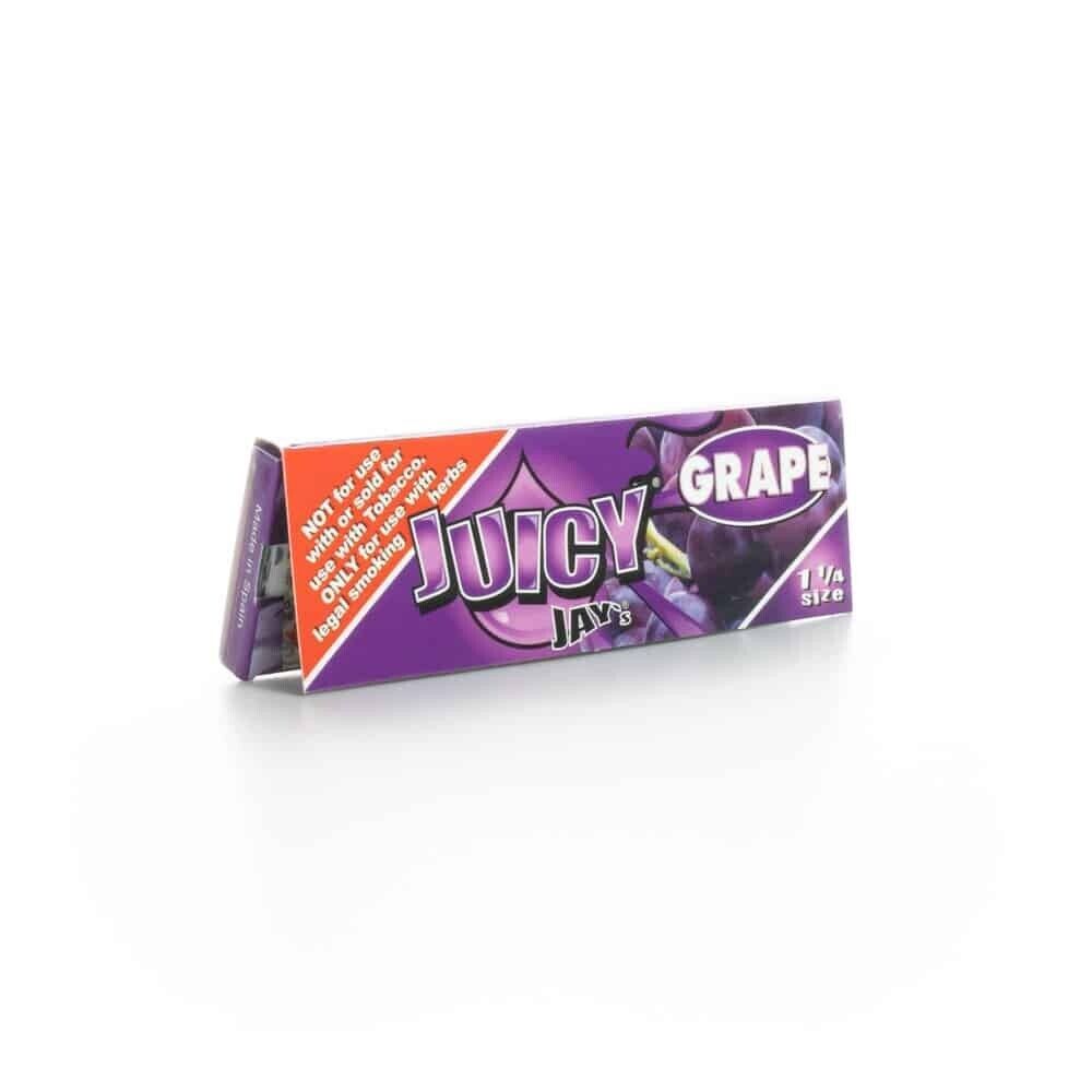 GRAPE JUICY JAY'S ROLLING PAPERS 24 PACKS 32 LEAVES/PACK 1 ¼ SIZE