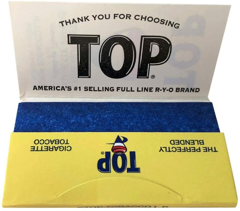 TOP Cigarette Rolling Paper 100 Papers per Booklet (12 ct)