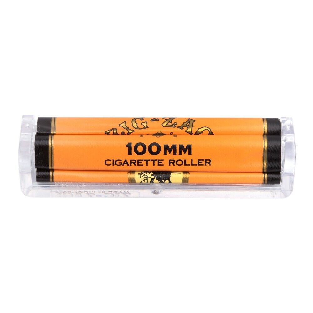 FULL BOX ZIG-ZAG 100 MM CIGARETTE ROLLERS ORANGE 12 PACKS