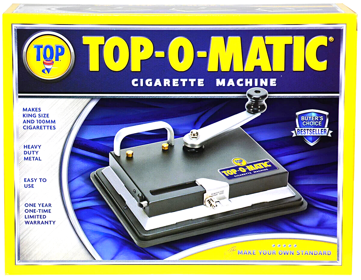 TOP-O-MATIC BEST CIGARETTE MACHINE BUYER’S CHOICE MAKES KING SIZE AND 100MM