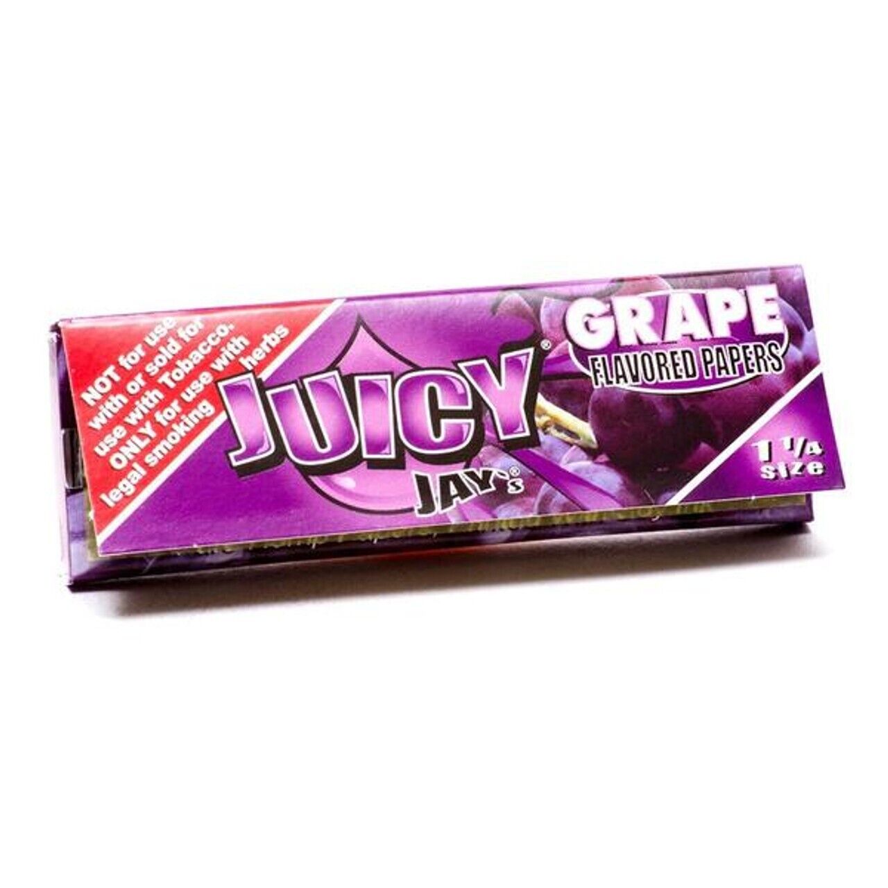 GRAPE JUICY JAY'S ROLLING PAPERS 24 PACKS 32 LEAVES/PACK 1 ¼ SIZE