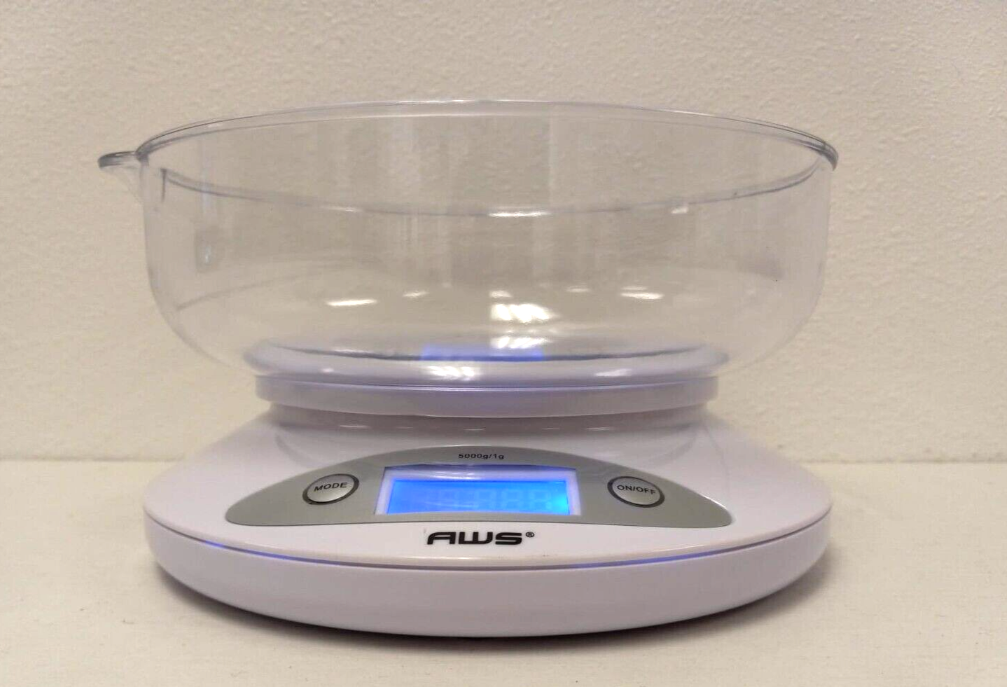 5K-BOWL KITCHEN SCALE LARGE REMOVABLE PLASTIC BOWL 10 YEAR WARRANTY
