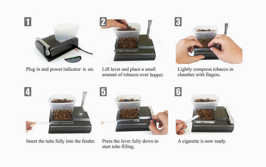 Powermatic IV The Electric Crank Injector Cigarette Making Injector Machine