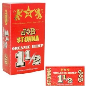 JOB $TUNNA ORGANIC HEMP 1 1/2 SIZE FULL BOX 24 BOOKLETS