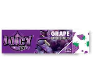 GRAPE JUICY JAY'S ROLLING PAPERS 24 PACKS 32 LEAVES/PACK 1 ¼ SIZE