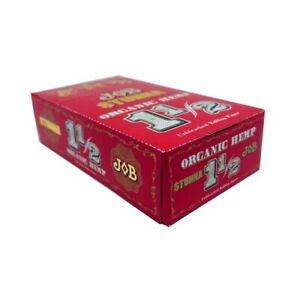 JOB $TUNNA ORGANIC HEMP 1 1/2 SIZE FULL BOX 24 BOOKLETS