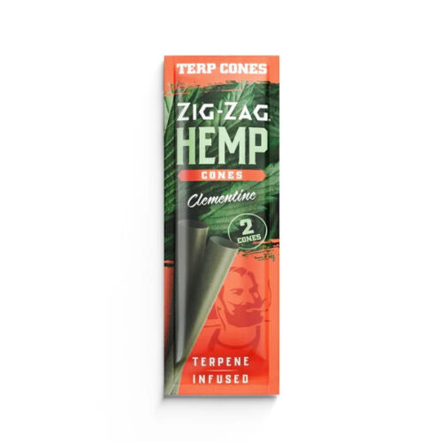 ZIG-ZAG CONES TERPENE INFUSED CLEMENTINE 15 PACKS 2 CONES EACH PACK