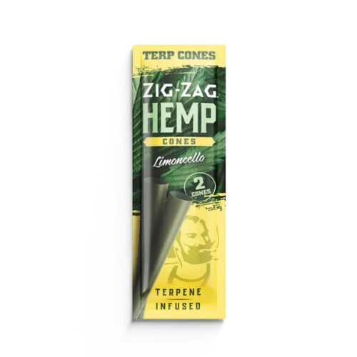 ZIG-ZAG CONES TERPENE INFUSED LIMONCELLO 15 PACKS 2 CONES EACH PACK
