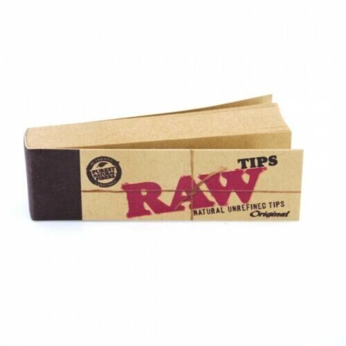 RAW ORIGINAL NATURAL UNREFINED TIPS (50 PACKS) FULL BOX