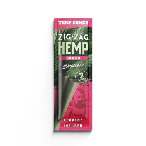ZIG-ZAG CONES TERPENE INFUSED SHORTCAKE 15 PACKS 2 CONES EACH PACK