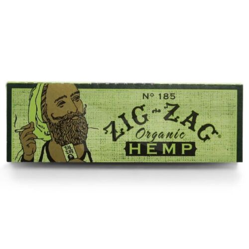 FULL BOX ZIG-ZAG 1 ¼ ORGANIC HEMP PAPERS 24 BOOKLETS
