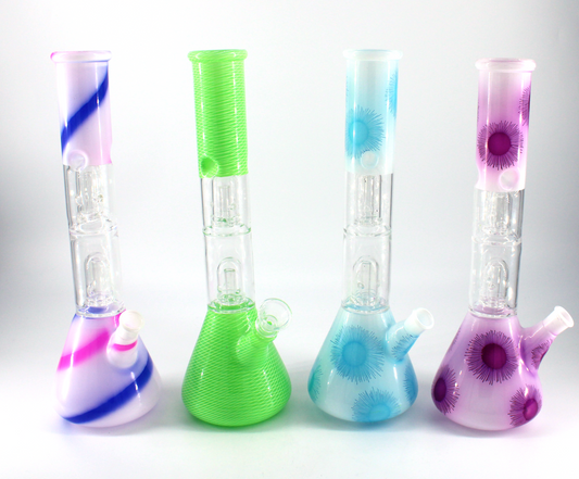 12" WATER PIPE  DOUBLE PERCOLATOR