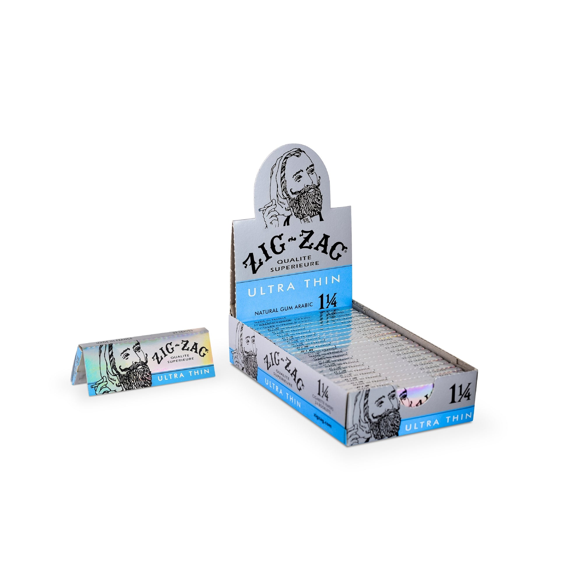 RAW Rolling Paper Size 1¼ (Units or Boxes) Rolling papers 1 booklet
