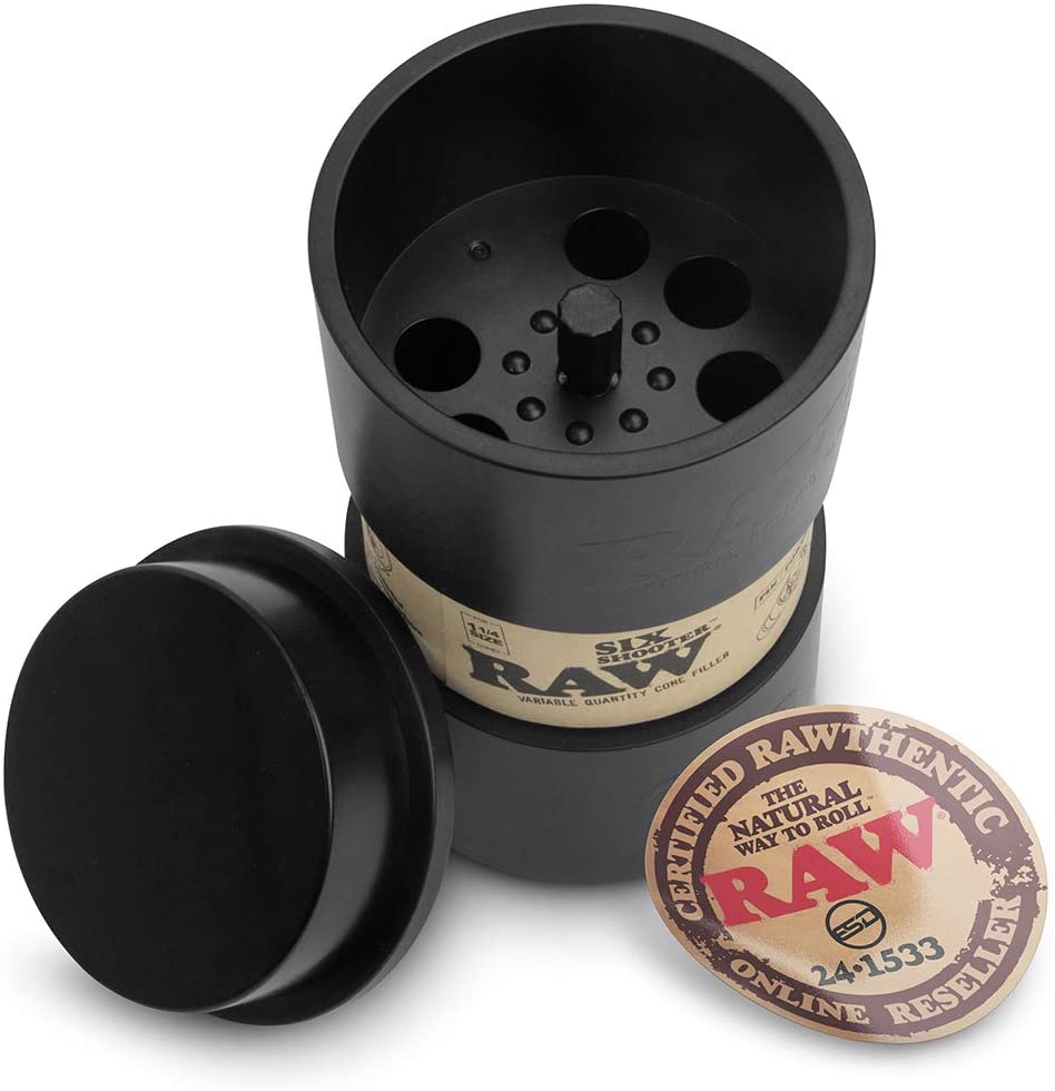 RAW 1 1/4SIZE SIX SHOOTER CONE FILLER " 1, 2, 3, OR 6 CONES AT A TIME ! "