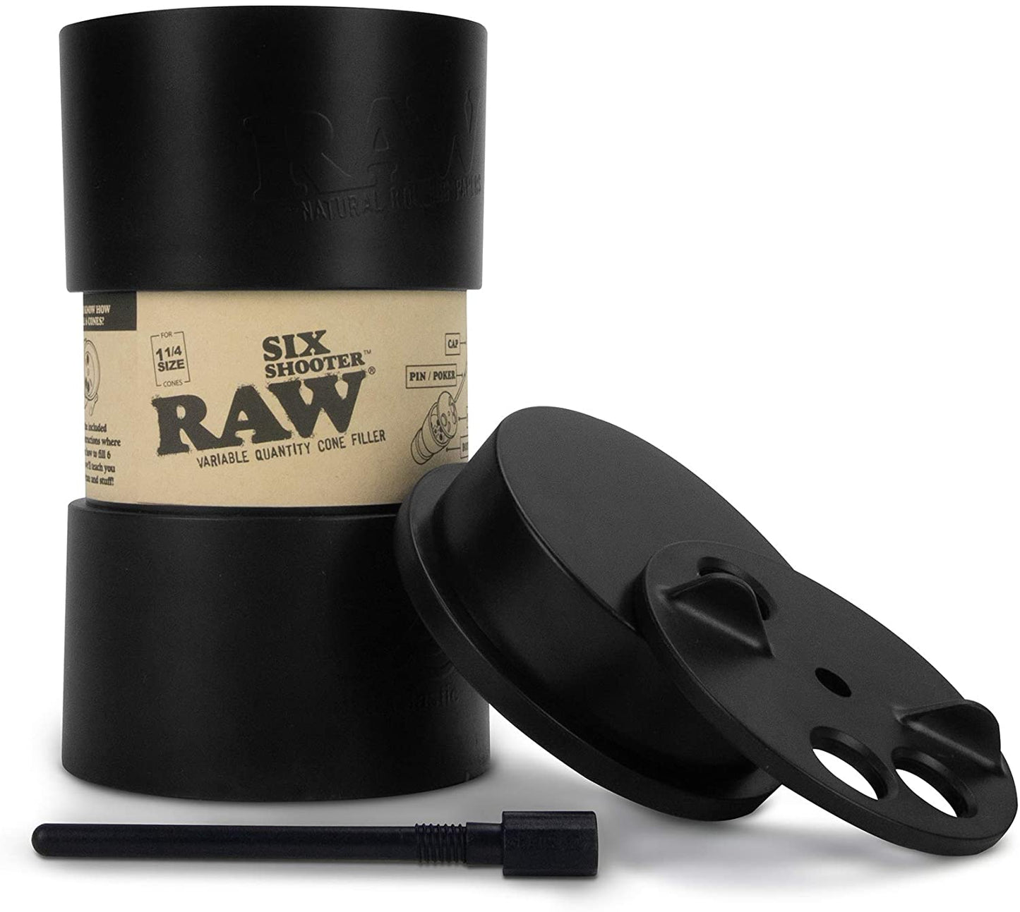 RAW 1 1/4SIZE SIX SHOOTER CONE FILLER " 1, 2, 3, OR 6 CONES AT A TIME ! "