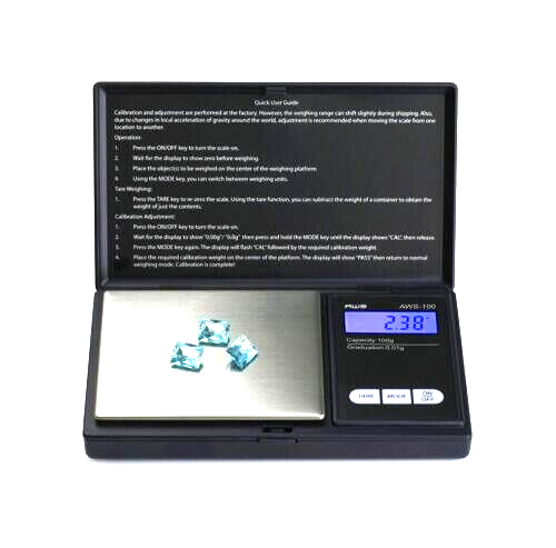 100G X 0.01G AWS-100 DIGITAL SCALE DRY HERBS, JEWELRY, POWDER SCALES