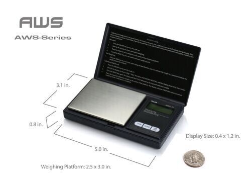 100G X 0.01G AWS-100 DIGITAL SCALE DRY HERBS, JEWELRY, POWDER SCALES