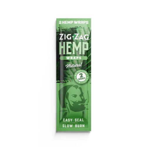 FULL BOX ZIG ZAG HERBAL PAPERS - NATURAL 25 PACKS  ( 50 CT)